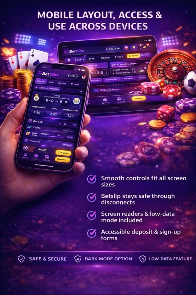 Mobile Layout, Access, and Use Across Devices
